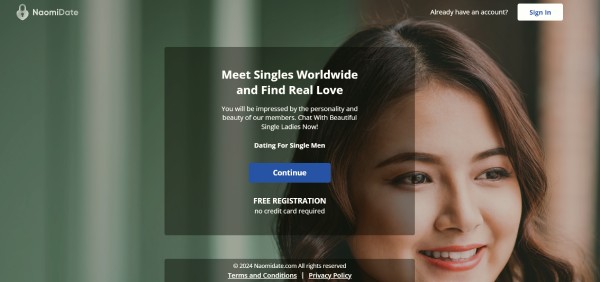 Welcome to NaomiDate, a new Asian singles international dating platform